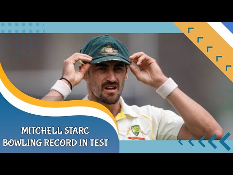 Mitchell Starc bowling record in test career || #mitchellstarc #india #wtcfinal #test #starc #aus