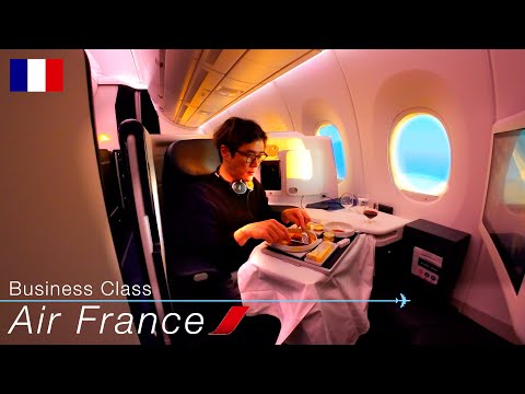 Air France🇫🇷Business Class【Paris→Detroit】