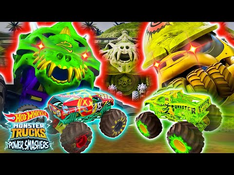 Monster Trucks are in REAL trouble! | Hot Wheels Monster Trucks Power Smashers