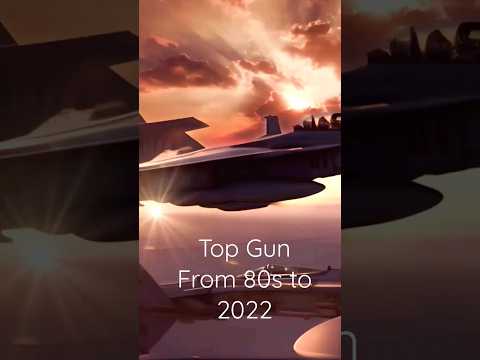 Top Gun 🇺🇸 Tom Cruise from the 80s to 2022 #shortfeeds #movie #topgunmaverick