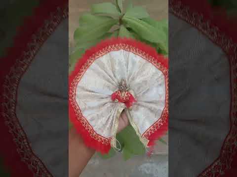 Laddu gopal making new poshak#embroidery #blouse #kurti