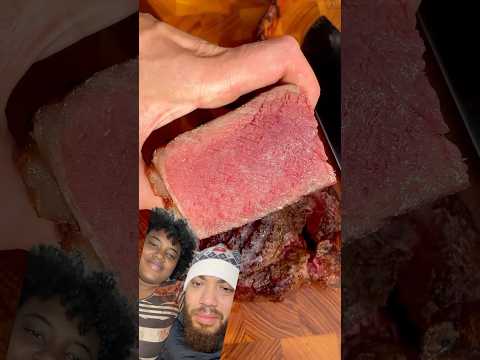 Y’all Eating This? 🤔 Big Tomahawk Steak But It’s Not Even Done! #SteakReaction #FoodChallenge