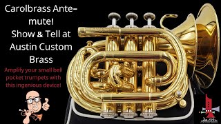 This Carol brass ante mute is a super new product for the traveling trumpeter! ACB show and Tell!