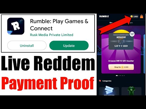 Rumble play games app payment proof | Rumble play games and connect