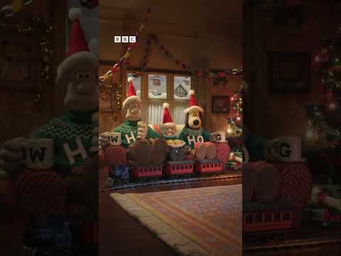 ✨ NEW WORK! ✨ Wallace & Gromit x BBC One TV Ident 📺 #WallacendGromit #Christmas #Shorts