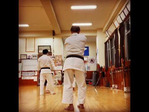 Sanseiryū practice in Shimbukan Hombu, Okinawa #karate #okinawa #空手 #沖縄 #上地流 #uechiryu