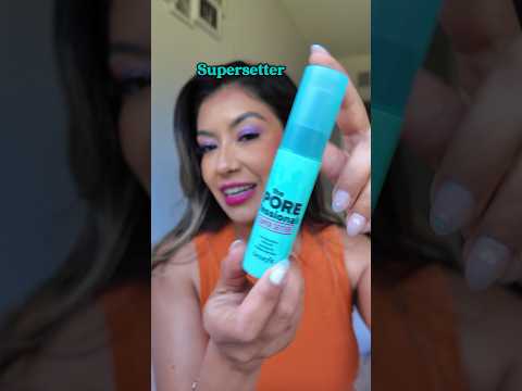 Benefit Super Setter Setting Spray Review #settingspray  #makeupreview #giftedbybenefit