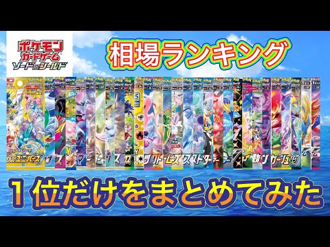 ［ポケカ］相場ランキング1位だけをまとめてみた　ソード&シールド　2023年4月22日更新