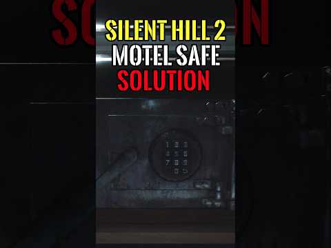 Silent Hill 2 - Motel Safe (1 min guide)