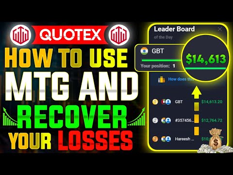 How to use MTG in QUOTEX 🔥 | 100% Safe Martingale Strategy