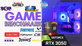 Aesthetic Affordable Gaming PC Game Benchmark #rtx3050 #ryzen5500 #aesthetic #gamingsetup