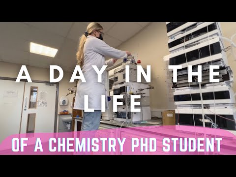 A REALISTIC day in the life of a PhD student in Chemistry | PhD vlog