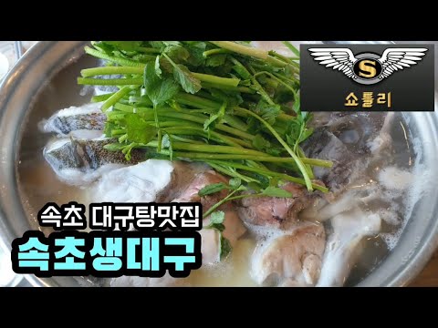 겨울 바다 여행을 간다면 꼭 한번 가볼만한 식당 속초생대구탕에 맛집 유튜버 쇼틀리가 대구탕과 대구전을 맛보고 왔습니다.