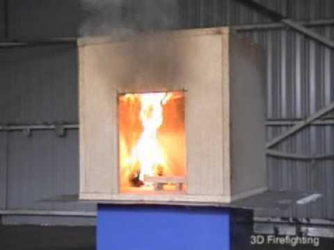 Small scale fire simulator - the "Dolls House"  Compartment fire behaviour training prop