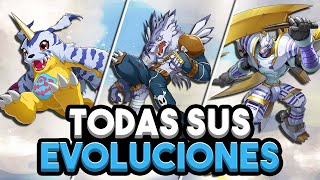 TODAS las Evoluciones de GABUMON