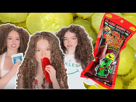 Trying Viral Chamoy Pickles