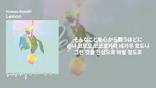 米津玄師(Yonezu Kenshi) - Lemonㅣ가사/발음/해석