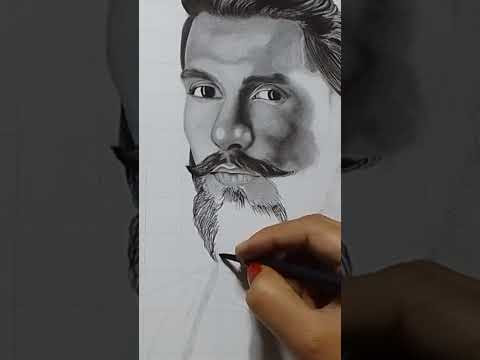 Ranveer Singh realistic drawing #ranveersingh #shorts #viralshorts #drawing