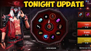 ||Tonight Updates Of FreeFire New Rocker Spin Event Confirm Update FreeFire By DP Gamers||