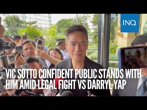 Vic Sotto confident public stands with him amid legal fight vs Darryl Yap