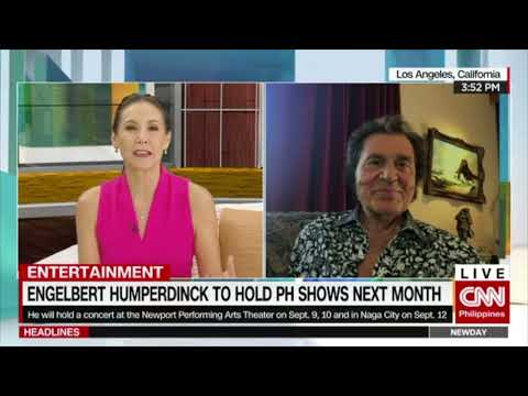 Engelbert Humperdinck Interview with CNN Philippines New Day (August 22, 2023)