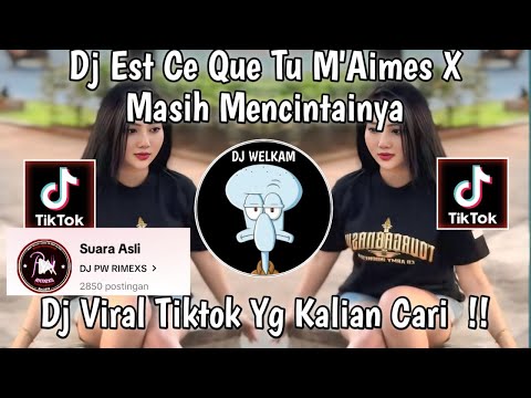 DJ EST CE QUE TU M'AIMES X MASIH MENCINTAINYA SOUND SINEMATIk BY DJ PW RIMEX || VIRAL TIK TOK 2024