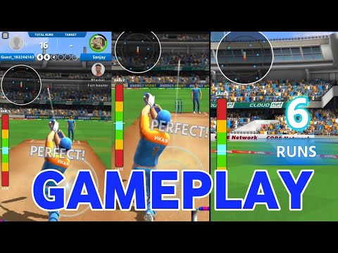 Cricket League Gameplay | cricket league unlimited coins and gems