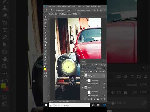 Turn On Car Headlights in Photoshop | Photoshop Tutorial