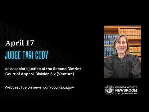 Commission on Judicial Appointments: Judge Tari Cody