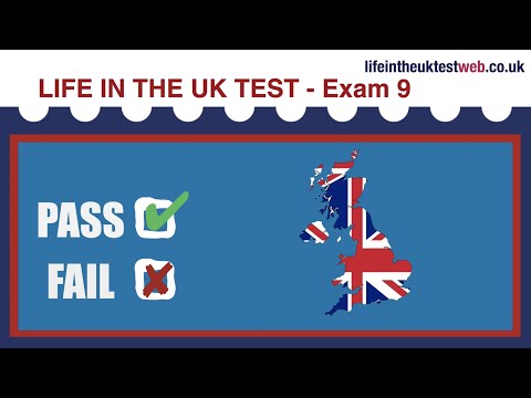 🇬🇧 Life in the UK Test Web Exam 9 - British Citizenship test 2024 🇬🇧