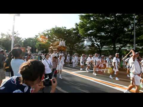 2010大阪天神祭-陸渡御 - 地車（だんじり）