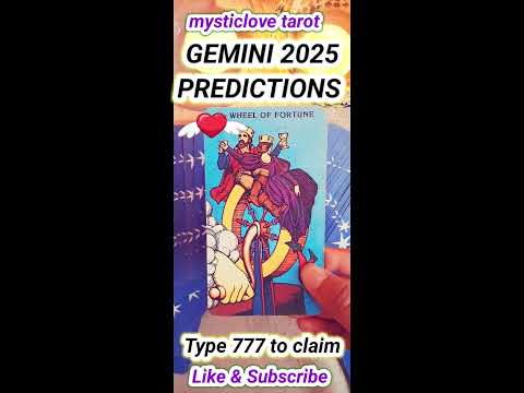 🩵GEMINI 2025 PREDICTIONS - What Can You Expect?🥰#englishtarot#shorts#gemini2025predictions