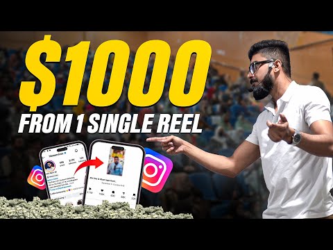 How I Earned $1000 From 1 Instagram Reel | Make Money on Instagram in 2025