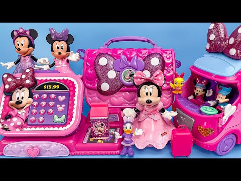 Mickey ASMR🥰Zufriedenstellende Auspacken de Minnie Mouse geht in den Supermarkt,DisneyToyCollection🛒