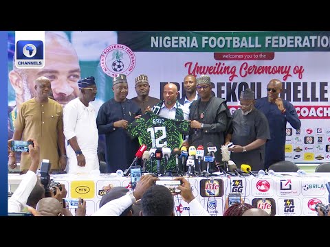 FULL VIDEO: NFF Unveils Eric Chelle As Super Eagles Coach