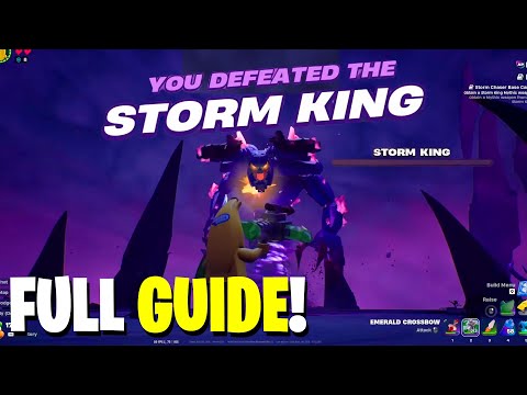 How To Defeat The Storm King in LEGO Fortnite Odyssey! (Full Guide)