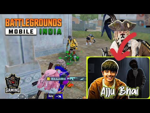 @TotalGaming093 AJJU BHAI FIRST TIME PLAYING BGMI 🎮 | FIRST TIME PLAYING BGMI AJJU BHAI 🔥| BGMI