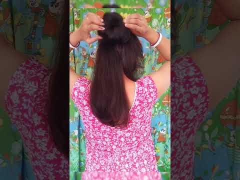 Messy Bun Hairstyle ✨| hairstyle for girls #shorts #youtubeshorts #hairstyle #viral #hair