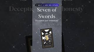 Deception and Strategy: The Seven of Swords Tarot Card | Tarot Talks Short #tarot #tarotreading