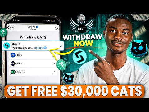 CATS Airdrop Withdrawal: How To Connect and Withdraw CATS Token on Bitget and Get FREE $30,000 cats