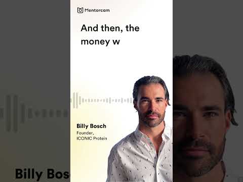 Find a way to be profitable ASAP - ICONIC Founder Billy Bosch