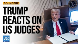 Trump Reacts To JD Vance Saying That Judges Can't Control Executive Power | Dawn News English