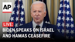 LIVE: Biden delivers remarks as officials say Israel and Hamas agree to a ceasefire