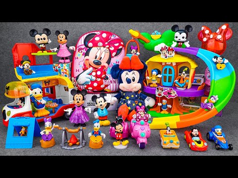 Satisfying with Unboxing Minnie Mouse Roller Coaster Deluxe Clubhouse Playset | Review Toys ASMR