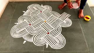 Easy padikolam designs| Simple muggulu designs| easy rangoli designs| Beginners kolam