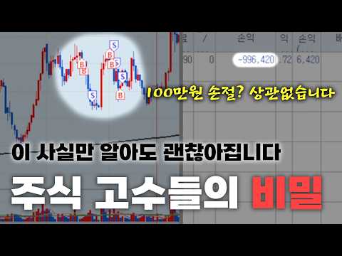 주식 손실에는 1가지 비밀이 있습니다. 단타 잘하고 싶으면 꼭 보세요.