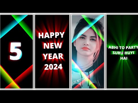 🔥Happy New Year Dj Status Video Editing  🎧 Alight Motion Video Editing 2024 😜 Alight Motion Editing