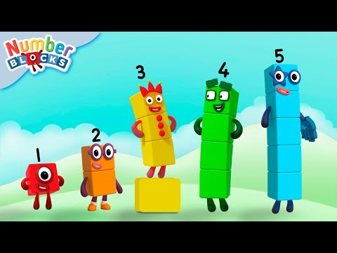 📖 Simple Sums 1 to 5 | Counting for Kids | 12345 | Numberblocks