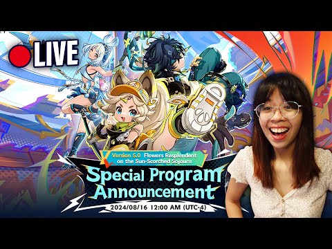 NATLAN INCOMING! 5.0 SPECIAL PROGRAM Livestream Watch Party! | Genshin Impact 5.0