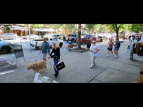 (4k) Broadway, Saratoga Springs NY Time Lapse October 4th 2024 Wheaton Video # 147